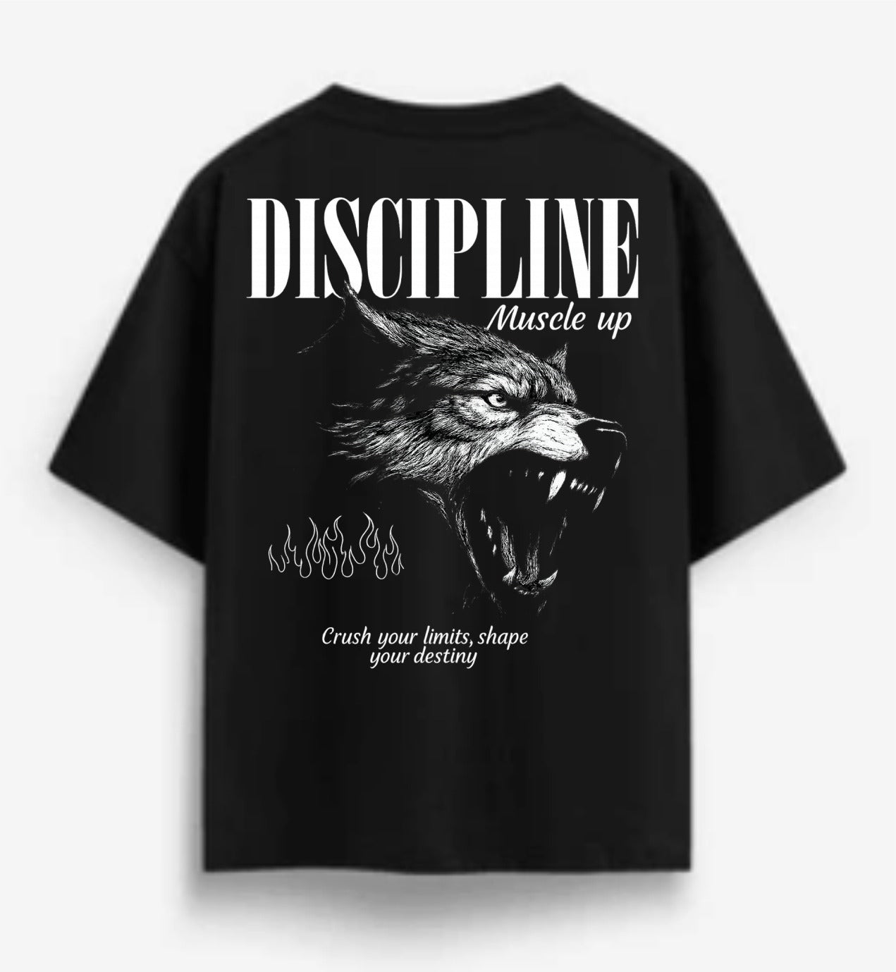 REMERA OVERSIZE "DISCIPLINE"