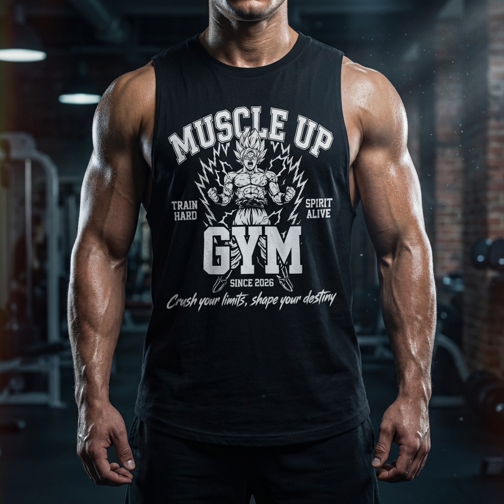 MUSCULOSA OVERSIZE "GOKU"
