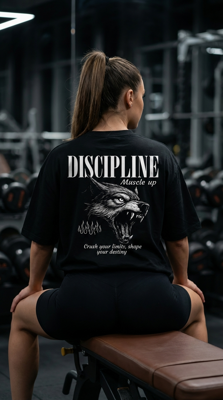 REMERA OVERSIZE "DISCIPLINE"