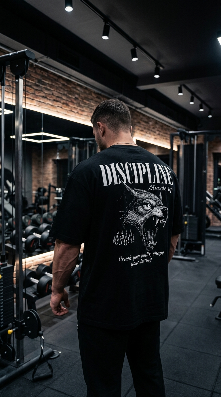 REMERA OVERSIZE "DISCIPLINE"
