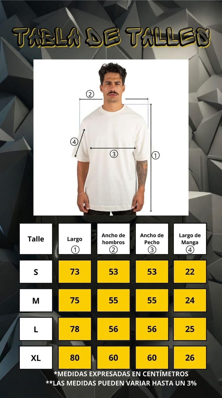 REMERA OVERSIZE "DISCIPLINE"